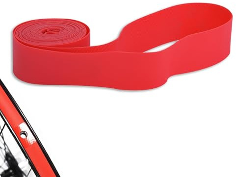 equlup Bicycle Tyre Liner, 4Sizes 2PCS/Set PVC Bicycle Inner Tube Tyre Protection Pad Liner Bike Tire Protector Rim Tape for Mountain Road Bike(24In)