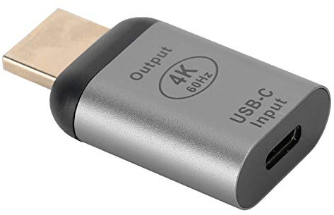 HDMI hane till USB C hona usb female to hdmi male aluminiumlegering skal typ C hona till HDMI-adapter hane, USB C hona-ingång HDMI-utgång för Windows/Android/OS Adattatori USB a USB