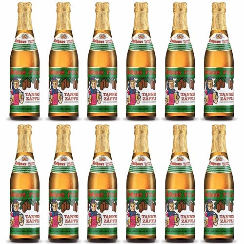 Rothaus Tannenzäpfle 12 x 0,33l. Bierflaschen inkl. Pfand und einem BOTTLEROCKET Untersetzer