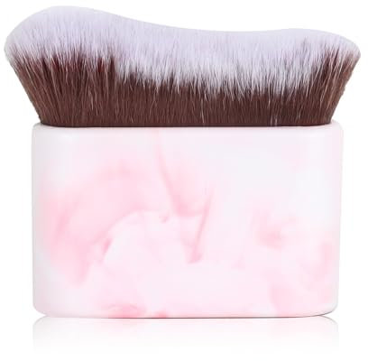 Hebterrka 1 Stück Bräunungsbürste für Selbstbräuner Gesicht und Körper - Selbstbräuner Bürste, Applikator Mischbürste, Foundation Make-up Pinsel