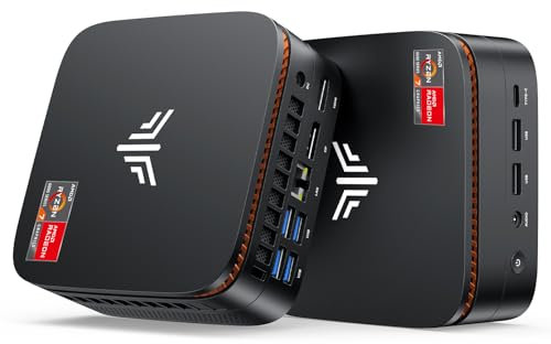 NiPoGi Hyper H1 Mini PC W-11 PRO ΑΜD Ryzen 7 6800H(Max 4.7GHz,8C/16T) 32GB(16+16GB) DDR5 4800MHz/1TB M.2 NVMe SSD, Desktop PC DP2.0+HDMI 2.0+Type-C 4K Triple Display/WiFi 6/BT 5.2/VESA-Unterstützt