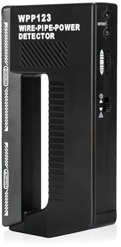 NICEWAT Wpp123 Detektor, Wpp123 Metalldetektor Klein Kabelfinder Leitungssuchgerät, Wandscanner mit Hochempfindlicher & Einstellbarem Alarm, Wandbolzensucher für Holz, Kabel, Rohre Metal (mit Battery)