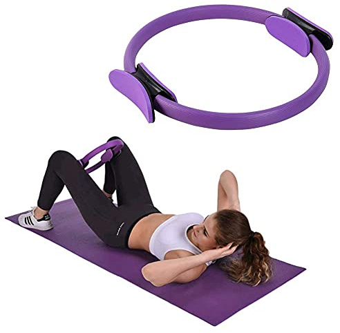 Ring Pilates Cerchio Pilates Ring Anello Yoga Ring, Cerchi per Pilates, Cerchia di Pilates, per fitness a casa Adatto, Doppio Manico per Circle Pilates - Yoga Gym Fitness Allenamento, per Le Donne
