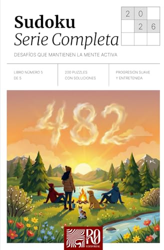 Sudoku Serie Completa: Desafíos que mantienen la mente activa: con puzzles de gran tamaño para estimular y entrenar tu mente | 6x9 pulgadas, 123 ... para viajes, vacaciones y adultos mayores