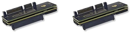 Akfldms 2X Tarjeta Adaptadora A SAS HDD Tarjeta de Expansión 3.0 de 6 Gbps de 22 Pines A SAS de 29 Pines para Disco Duro SSD A SAS de 2,5/3,5 Pulgadas
