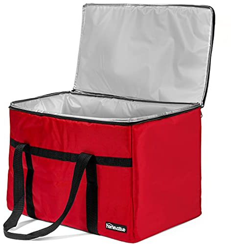 Homevative XL Insulated Food & Grocery Delivery Bag - For Catering, Restaurants, Delivery Drivers, etc