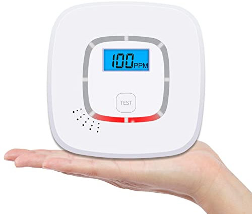 Kohlenmonoxid-CO Melder batteriebetrieben, EN 52091 zertifizierter kohlenmonoxid melder mit Digitalanzeige