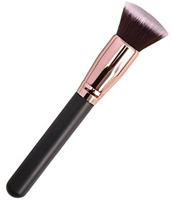 Jeopoom Pennello da trucco, bellezza, contouring, fibra sintetica alta qualità, cosmetici occhi e viso (pennello piatto)