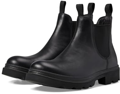 ECCO Men's Grainer Chelsea Boot, Nero, 46 EU