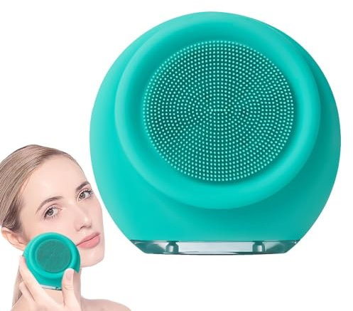 Reiniger für Gesichtspinsel, Gesichtscrubber – Gesichtsreinigungsbürste mit sanftem elektrischem Peeling für das Gesicht, Scrubber für das Gesicht, verjüngendes Gesichtspeeling für die Haut