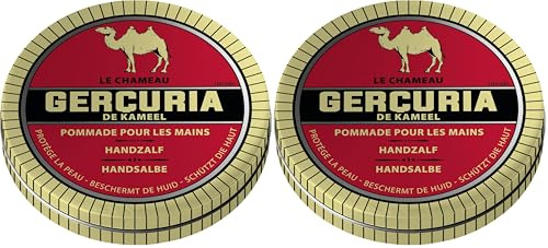 Gercuria - Crème pour les mains, Pommade qui protège et nourrit la peau, 100 ml (Lot de 2)