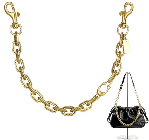 Tengantongda Gold Bag Charms Purse Charm Extender Chain - Gold Vintage Bag Accessories - Cute Handle Replacement Charms Accessories - Handbags Tote Bags Accessories Gifts for Women