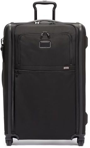 TUMI Alpha 4-Rad-Trip-Expandable-Koffer mit 108 Liter Fassungsvermögen in Schwarz mit Spinner-Rädern und erweiterbarer Tiefe