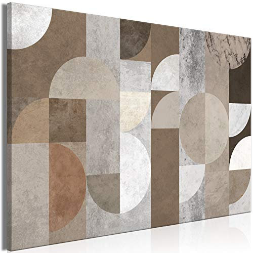 murando - Tableau Acoustique 120x80 cm 1 Partie - Décoration Isolation Phonique Bureau Chambre Panneau Insonorisant Impression sur Toile - Formes géométriques abstraites n-A-1426-b-a