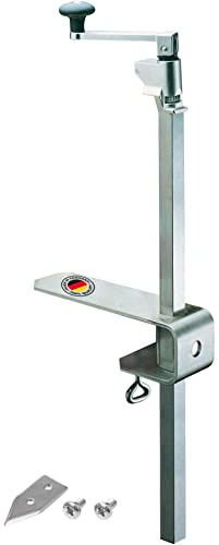 Westmark Set: Dosenöffnermaschine zur Tischmontage + Ersatzteilset, Für Gastronomie/Profi-Küchen, Länge: 84 cm, Stahl/Edelstahl, Sieger Clou 30, 198022E6