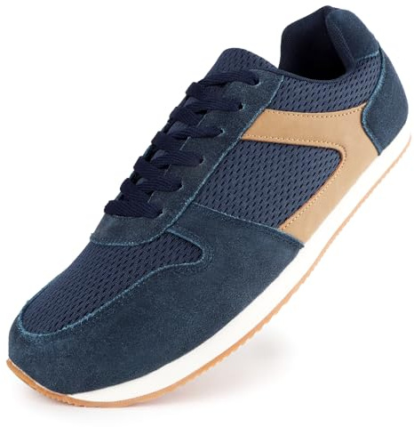 Knixmax Sneakers Uomo a Pianta Larga, Scarpe Casual Leggere e Traspiranti con Punta Ampia, Scarpe Comfort per Camminata e Tempo Libero