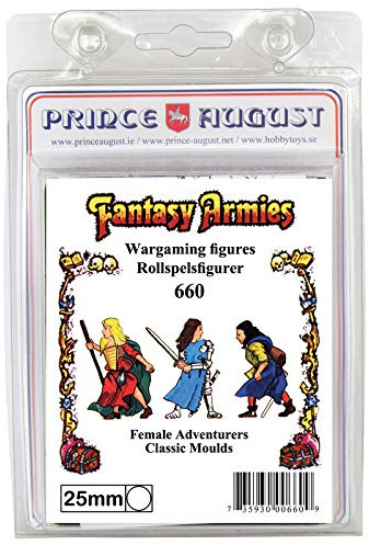 Prince August Hobby Moule de moulage – 3 x Fantasy Aventuriers 25 mm PA660