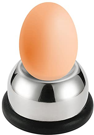 Eierpieker Edelstahl Eierschneider Eierdorn Ei Anstecher Eier-Piekser für Alle Eiergrößen Spülmaschinenfest Multi Egg Holder Eipicker Dividers Beater mit Schloss Küche Dining Eierwerkzeuge (Black)