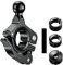 Ram Mount Halterung Kugel Arm Aluminium Ball 0,67 Zoll Adapter Mount Base für Handyhalterung Fahrrad Motorrad Lenker Wasserdicht Handy Zubehör Scooter Handyhalter Fahrradhalterung (17 mm)
