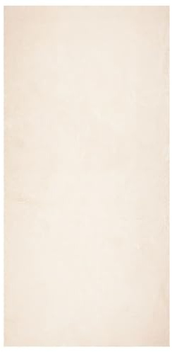 vidaXL Tapis à Poils Courts Doux et Lavable, Moquette de Sol, Tapis de Zone, Carpette de Salon Salle de Séjour Chambre, Moderne, Beige 100x200 cm