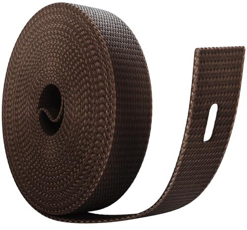 MEISTERBAU - Correa de persiana enrollable 6 m 14 mm [Made in Germany] - Cinta resistente a la rotura y rayos