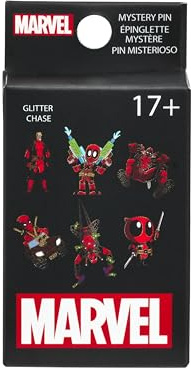 Loungefly - Marvel: Deadpool - Blind Box Enamel Pin - 1 Of 6 To Collect - Styles Vary - Deadpool - Blind Box Spille Smaltate - Spilla da Collezione Carina - per gli Zaini & Borse - Idea Regalo