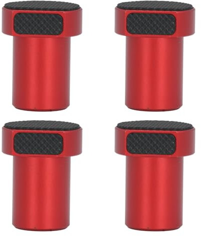 4pcs Aluminum Alloy Bench Dogs,Clamp Workbench Positioning Planing Plug with Non Slip Pads,20mm Workbench Dog Woodworking Hole Accessories for MFT Tables, Woodworking
