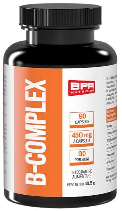 BPR Nutrition B-Complex Integratore in capsule a base di Vitamine del gruppo B