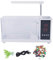Enforose Fish Tank Aquarium, USB Multifunctional Desktop Aquarium with Clock Function LED Light for Small Fish, Shrimp, Crab