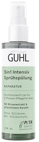 Guhl Balsamo intensivo 5 in 1 – Contenuto: 150 ml – Riparazione – Senza siliconi – Con protezione dal calore – Cheratina Planzale