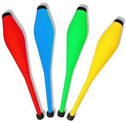 NAMOARLY Professionelle Jonglierkeulen für Kinder Leichtes Outdoor Spielzeug Jonglierkeulen Satz für Geschicklichkeit und Spaß für Anfänger und Fortgeschrittene Bunt und Langlebig