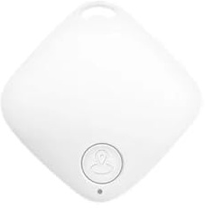 Mini GPS Bluetooth 5.0 Tracker Anti Lost Device Square Pet Hund Katt Barnväska Plånbok Spårning Smart Finder Gps Locator(White)