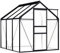 Tidyard Gewächshaus mit Fundamentrahmen Treibhaus Gartenhaus Frühbeet Pflanzenhaus Aufzucht Tomatengewächshaus Anthrazit Aluminimum 3,61 m²