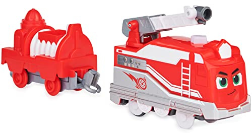Mighty Express Trenino motorizzato Red con attrezzo di Lavoro e vagone Merci, Giocattoli per Bambini 3+, 6061431