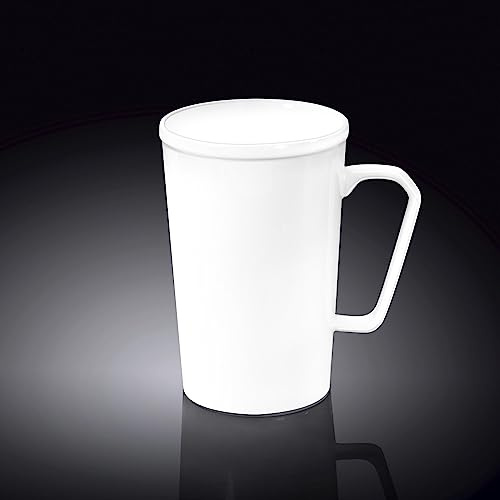 Wilmax WL-993089/A porslinsmugg, vit, 420 ml kapacitet