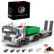 DOYAY Technik LKW Mit Anhänger, 2950 Teile Technik Truck Ferngesteuert Auto mit Motoren, Technik Dumper mit Anhänger Bauset Kompatibel mit Technik LKW Modell