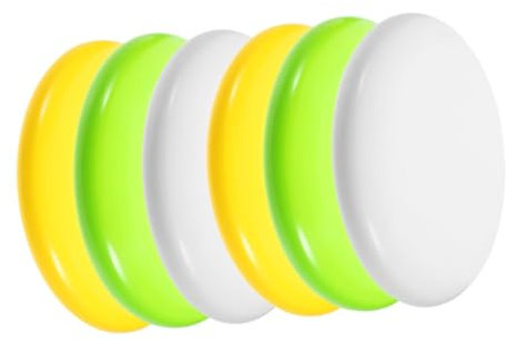 BESPORTBLE Softball Pitching Trainingsscheiben 6 Stück Langlebige Discgolf Wurfdiscs für Technik und Ausdauertraining Vielseitig für Softball Anfänger und Fortgeschrittene Indoor Outdoor Geeignet