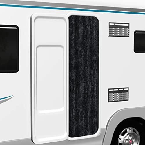 LAPOOH Insektenschutz-Vorhang, Fliegenvorhang, Fliegenschutz Tür, Balkontür Fliegengitter, Fiegengittertür, Anthrazit 120x220 cm Chenille