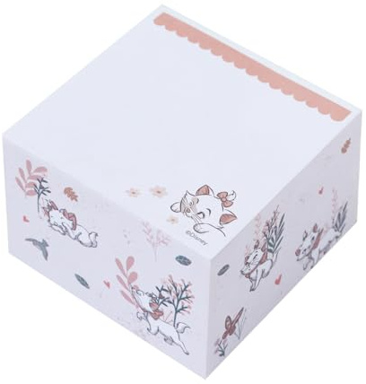 Grupo Erik Memo Block - Disney The Aristocats Gifts For Cat Lovers | 400 Sheets - 3 x 3 inches - 7.5 x 7.5 cm Note Block, Small Notepad, Note Pad | Cat Stationery Gifts Under 10 Pounds