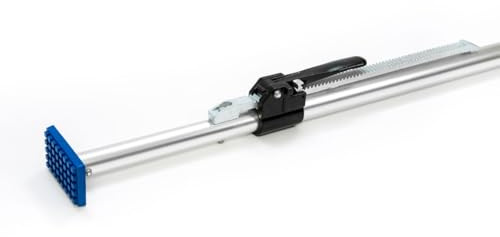 LOADCARE Barra de sujeción de aluminio con pies de goma para asegurar el transporte, barra de sujeción de seguridad de carga, barra de separación, remolque, tensor universal para vehículos,