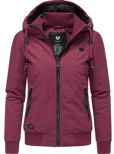 Ragwear Veste d'hiver chaude et imperméable pour femme Veste d'extérieur avec capuche Nuggie Melange XS à 6XL, L