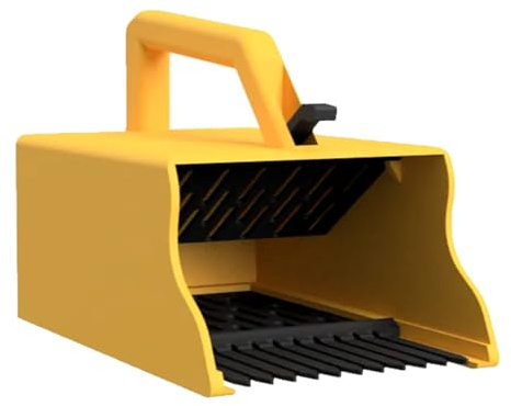 OEBUAFI Bärplockare, Blåbärsplockare med Metallkam Ergonomiskt Metallhandtag Skopa för Blåbär Lingon Huckleberries