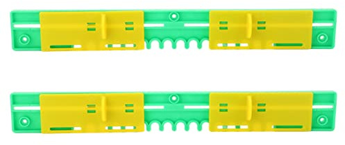 Beehive Sliding Guards Dual Door Beehive Entrance Reducer Anti Escape Frame Vents for Beekeeping Control Indoor Outdoor Bees Plastic 4CM Width 2PCS (31.5CM)