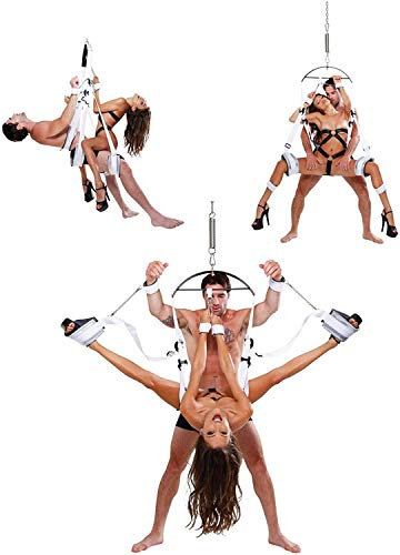 WANGTAO001 Fetish Fantasy Unisex Fantasy Bondage Altalena Bianco
