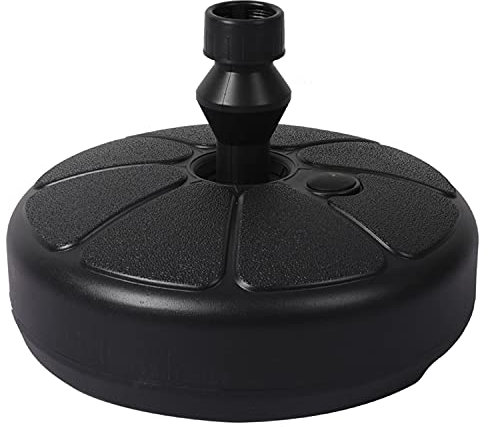 Parkland 13 Litre Black Plastic Parasol Base Garden Beach Patio Umbrella Parasol Sun Shade Weight Stand Holder Garden Patio Outdoor Furniture Accessory