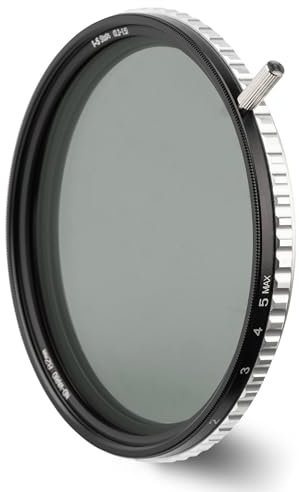 NiSi - 77mm Swift True Color ND-Vario, 1-5 Stops (ND2-ND32) Variable ND Filter, Waterproof Nano Coating Optical Glass, with Lens Filter Case and Lens Cap - Compatible with NiSi Swift System Filters