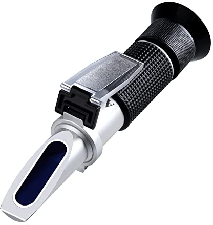 Tester antigelo 4 in 1 per controllare il punto di congelamento dei sistemi antigelo automobilistico, tester antigelo rifrattometro per acido batteria, etilene glicole propilenico