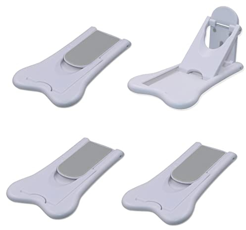 Sliding Door Lock for Child Safety, Window Stoppers for Vertical Wndows, Sliding Patio Door Lock for Baby Proof (4 Pack)