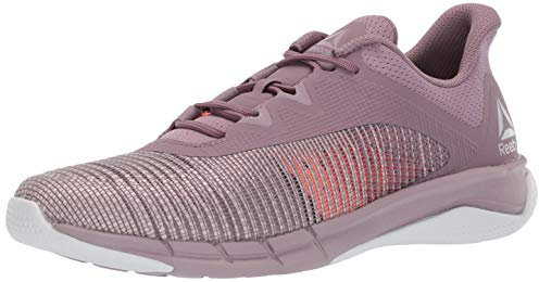 Reebok Zapatillas de Correr Fast Tempo Flexweave para Mujer, Noble Orquídea Lila Niebla Porcelana Guayaba Ponche, 42.5 EU