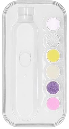 GRCFUMO Baby-Nagelfeile, elektrisches Baby-Nagelpflegeset mit zusätzlichen 6 Ersatzpads, tragbares Nagelfeile-Baby-Pflegeset für Neugeborene und Kleinkinder